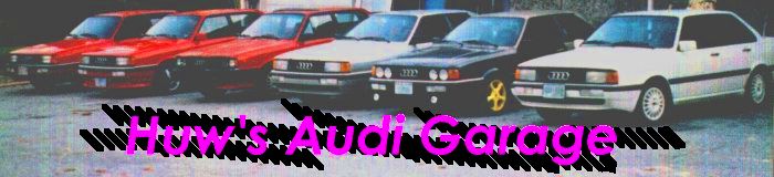 Huw's Audi Garage